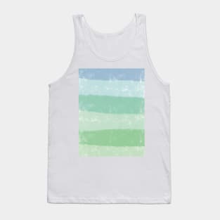 Three stripes texture/pattern print pallet horizontal Tank Top